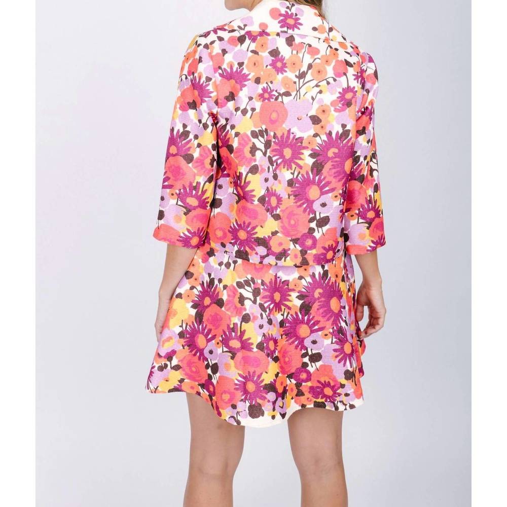 NEW FLORA BEA caroline blazer in vintage flowers - Picture 2 of 3